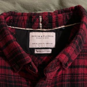 Denim & Flower Flannel